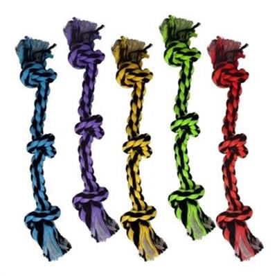 MULTIPET Nuts For Knots 3-Knot Rope - 15 inch