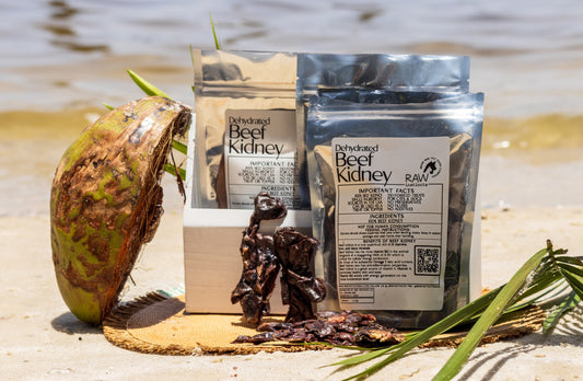 Dehydrated Beef Kidney | Raw Instincts | Small Batch Superfood Treat for Cats & Dogs