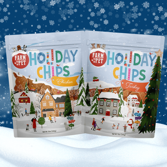 Holiday Chips Dog Treats - Chicken & Turkey 12oz