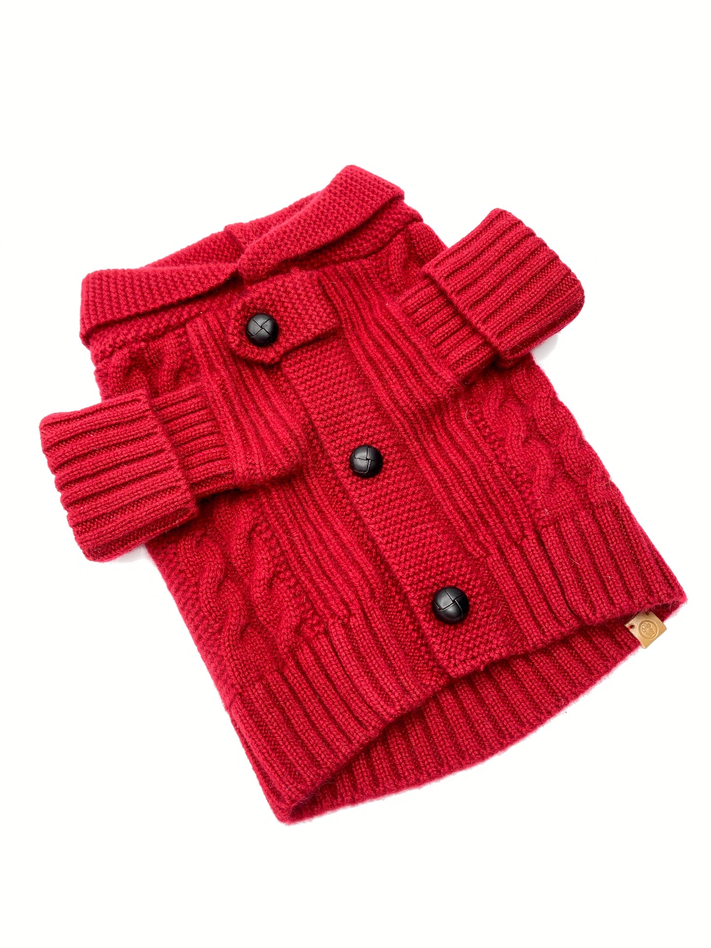 Brooklyn Cashmere Cardigan, Garnet