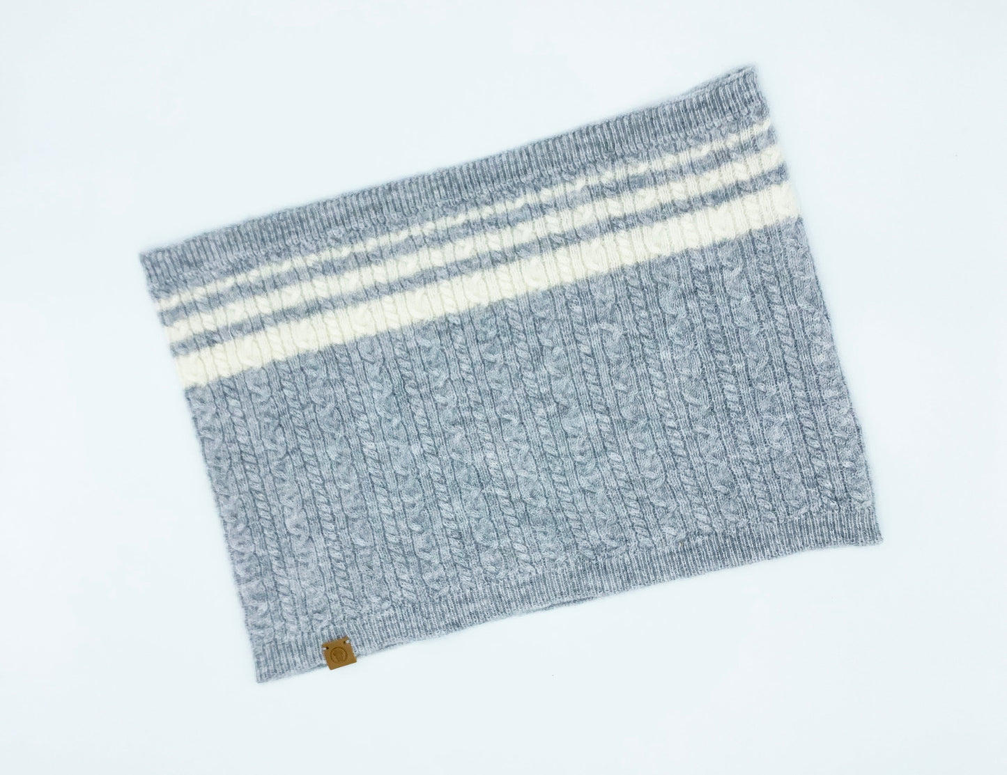 Cashmere Blend Scarf sets for Pets and their humans, Heather Grey