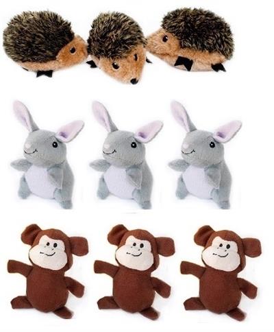 ZippyPaws Zippy Burrow Animal Refill 3 Pack