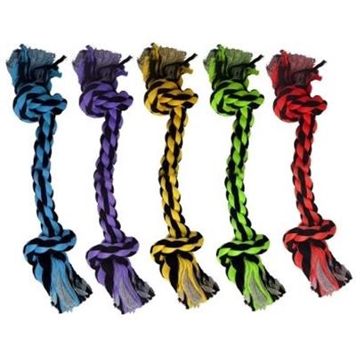 MULTIPET Nuts For Knots 2-Knot Rope - 9 inch