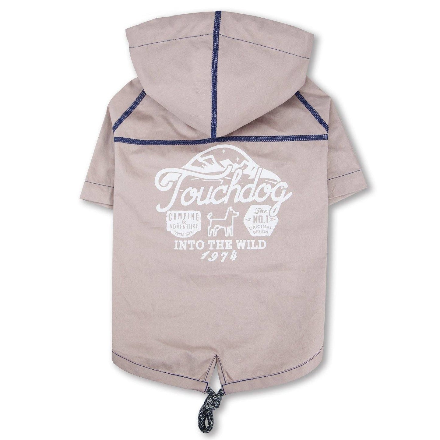 Touchdog 'Cloudburst' Reversible Fashion Waterproof Dog Raincoat